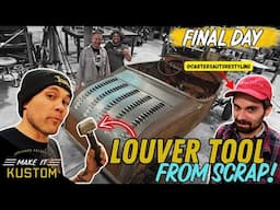 HOT ROD Louvers CHEAP & EASY w/ This SIMPLE TOOL - Final Day ROADSTER Build