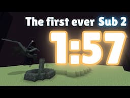 (WR) Minecraft Controller Speedrun in Under 2 Minutes!!!