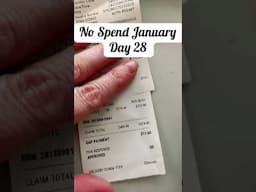 No Spend Challenge - Day 28