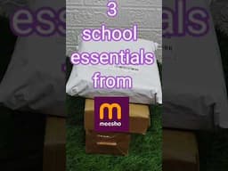3 school Essentials From Meesho
