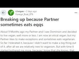 Calling Off Engagement Because Of The Dominion Documentary?? (Vegans of Reddit)