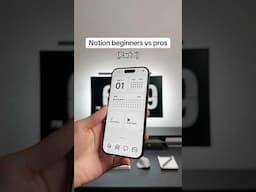 This hack makes managing Notion tasks on your phone easier. #notion #productivity #productivitytips
