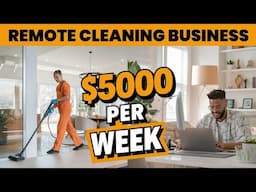 how to start a remote cleaning business step by step
