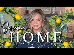 Summer Home Decorating | Lemon Themed