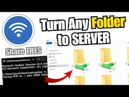 Turn any Folder into File Sharing SERVER in Windows 10/11