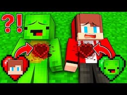 Why Mikey and JJ Do HEART SWAP in Minecraft !?  - Maizen