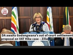 DA awaits Godongwana’s out of court settlement proposal on VAT Hike case – Helen Zille