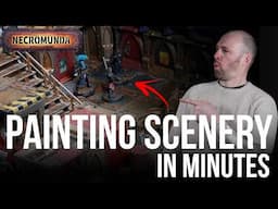 Quick and Easy Tips for painting Necromunda Scenery
