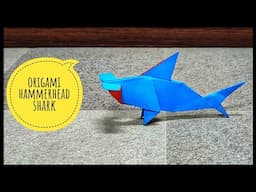 Origami Hammerhead Shark | Origami Animals | Origami tutorial | Paper craft