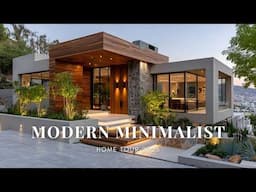 Modern Minimalist Dream Home Tour | Luxury House Design Ideas 2025