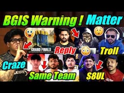 BGIS Lan Jonathan Craze 😳 Warning to Team ! Sid Fan Meet, Troll 😮 S8UL, Destro, Changes