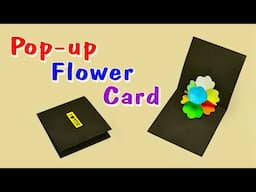 DIY Pop-Up Flower Card 🌸 | Easy 3D Origami Surprise!
