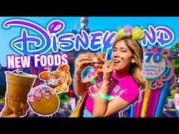 Even More AWESOME NEW Disneyland 70th Anniversary Food! |Disneyland Resort 2025