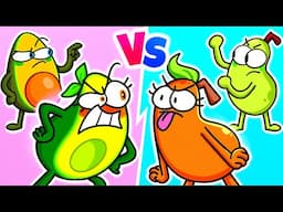 Avocado Couple vs Pear Couple GENDER SWAP! 🥑🍐 Boy & Girl Swap Lives: EPIC Pranks! 😱🔄