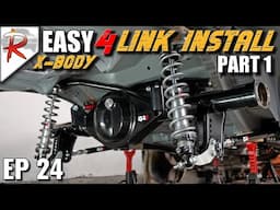 QA1 4-Link Rear End Install on a Classic Muscle Car Part 1 |  EP 26 RUSTORATIONS 1972 Nova