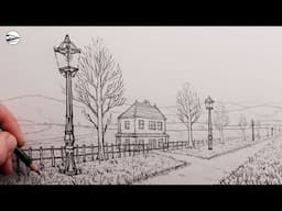 How to Draw a Landscape for Beginners: Line Quality