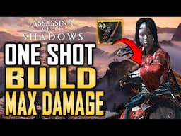 BROKEN One Shot SAMURAI BUILD for Naoe – Assassin's Creed Shadows Best Damage Setup
