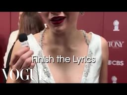 Can Sadie Sink Finish These Broadway Lyrics?