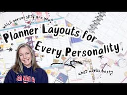 Planner Layouts for Every Personality Type | Find Your Perfect Planning Style! 📝