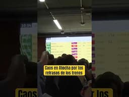 Caos en Atocha tras el apagón