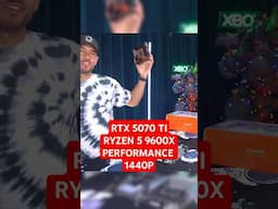How does RTX 5070 TI & RYZEN 5 9600X perform at 1440P