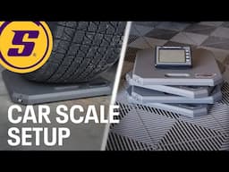 How to Weigh a Car Using Wireless Automotive Race Car Scales