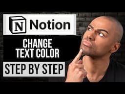 How to Change Text Color on Notion — Step by Step Notion Tutorial