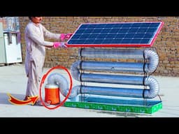 New Invention. Free Cooling System from Steel sheet pipes #diy