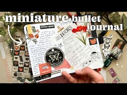 MINI bullet journal setup ★ junk journaling in an A6 pocket notebook