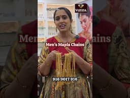 📌8g to 40g Mapillai Gold Chains at Just 2.5% to 5% Wastage 🥳 Varsha Jewellers