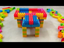 Satisfying DIY House/ASMR building blocks/block game lego block #asmr#asmrsounds#buildingblocks