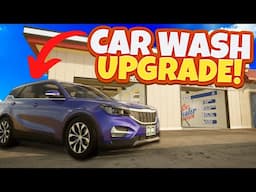 My Dealership Now Has a HUGE Car Wash! (Car Dealer Simulator)