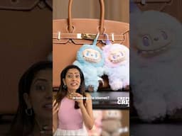 Unboxing the viral LABUBU ! Is it cute or creepy ? Comment below #labubu  #viralshorts