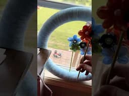 Dollar Tree… Pool Noodle… Flower Lollipop… WREATH??