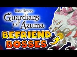 How to Befriend Each Boss in Rune Factory: Guardians of Azuma