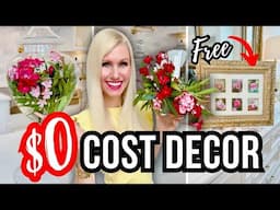 $ZERO~COST Or *CHEAP* DIY HOME DECOR IDEAS That LOOK EXPENSIVE but AREN'T!
