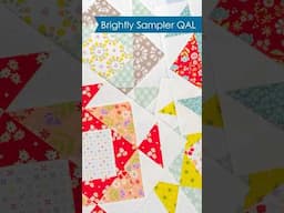 Kaleidoscope blocks from the Brightly Sampler QAL!