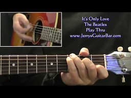 The Beatles It's Only Love | Guitar Play Through