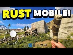 RUST MOBILE LOOKS READY FOR RELEASE! NEW ALPHA GAMEPLAY! (NEW MOBILE GAME)