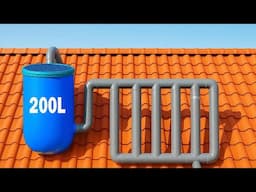 Amazing Inventions 60 year old plumber! Super economical free source from PVC pipes/empty bottles