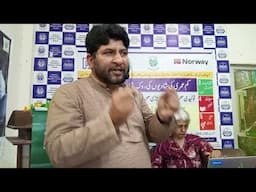 Disst Officer Population Welfare Gujrat Umar Farooq Address Seminar against Underage merriages