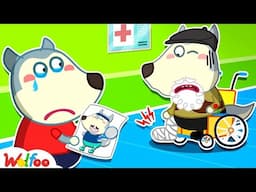 Don't Cry, Wolfoo! Grandpa Will Be Fine! | Kids Stories About Wolfoo Family |  Wolfoo The Best