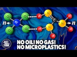 New plastic gamechanger.  NO FOSSIL FUELS!  NO MICROPLASTICS!