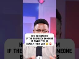 How to confirm if a prophecy is from God - Joshua Generation#inspiration #prophetic #shorts #fyp