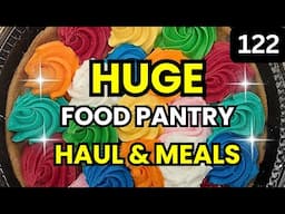 FRUGAL LIVING & Food Pantry Haul 2025 - Food Haul - FOOD BANK - Food Pantry Haul - Budget Meals
