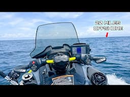 I Took My Fishing JET SKI 20 Miles Offshore for MULTIPLE TASTY FISH!! YOU WON'T BELIEVE THE RESULTS!