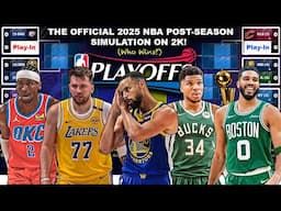 Simulating The 2025 NBA Playoffs On NBA2K25! (Live Games)