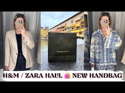 EUROPE SHOPPING: H&M, ZARA HAUL 🛍️ New Longchamp Handbag & Staple Wardrobe Pieces