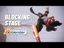 Behind The Scenes Of AAA Animation in Blender : part 1 Blocking stage