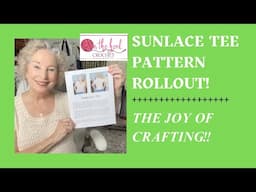 SunLace Tee PATTERN ROLLOUT!  The Joy of Crafting!  ON THE HOOK CROCHET WITH JEANNE!